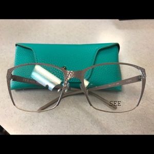 SEE - Made in Italy Silver/Grey Glasses 54-17 140